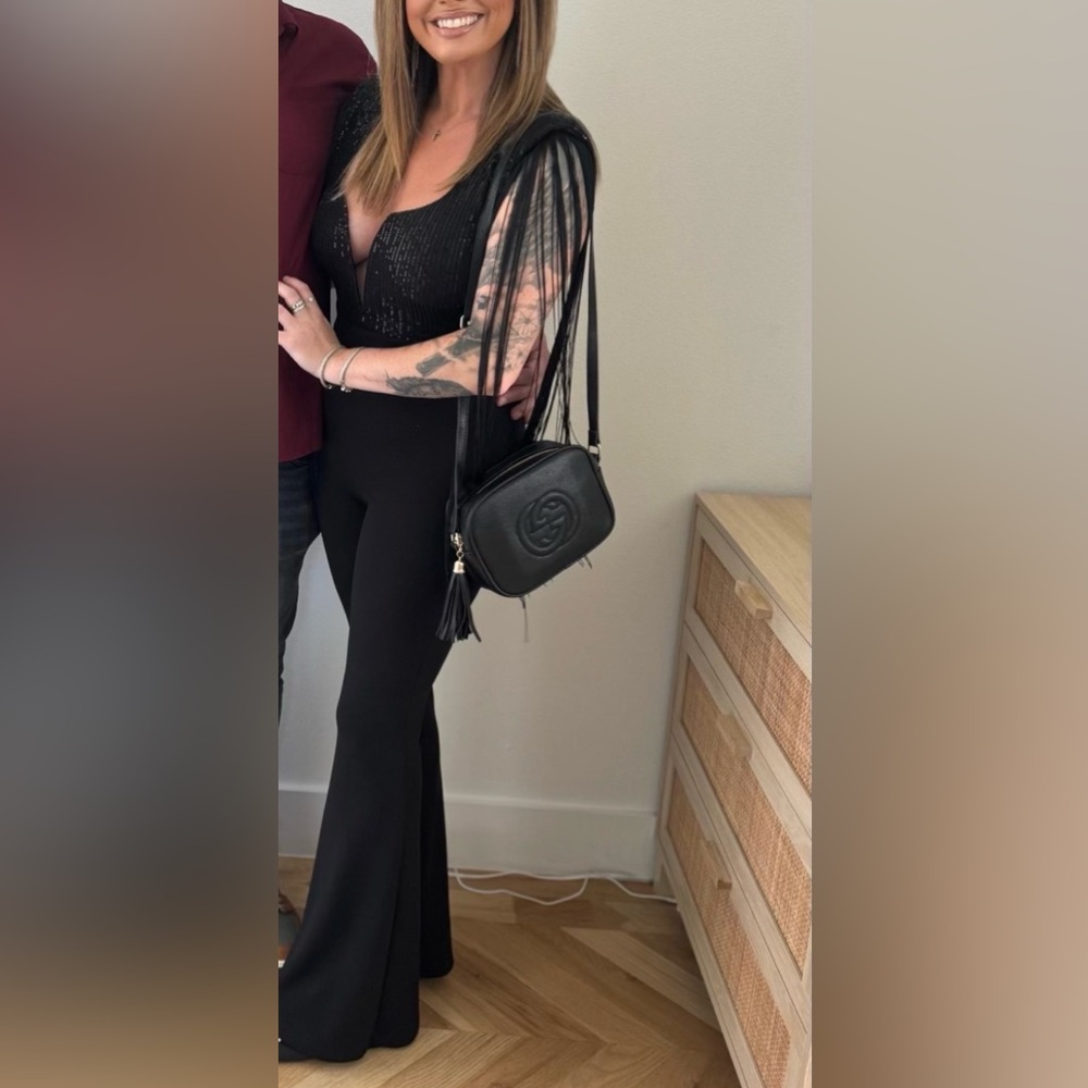 Black jumpsuit